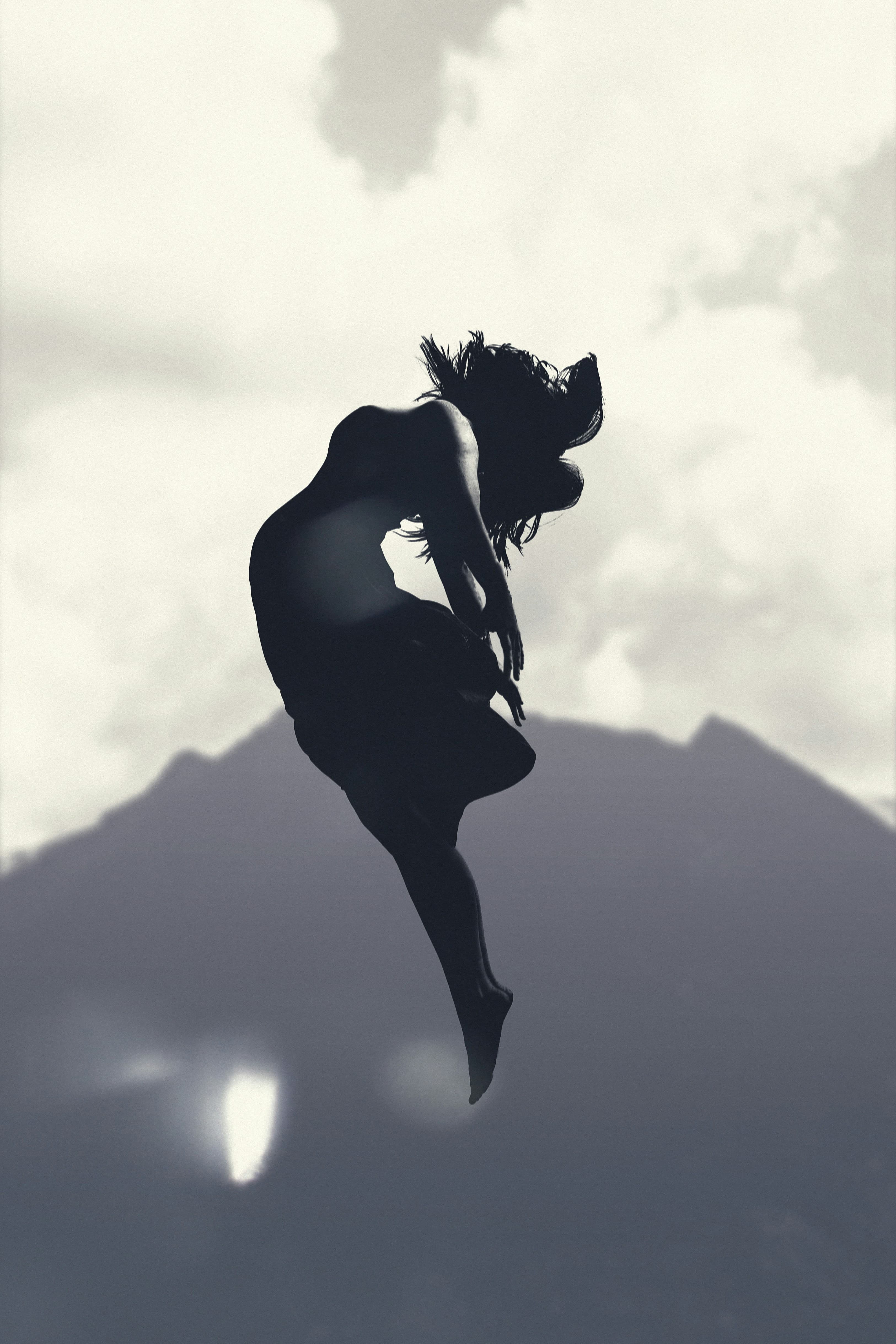 A silhouette of a dancer, an editorial study in movement
